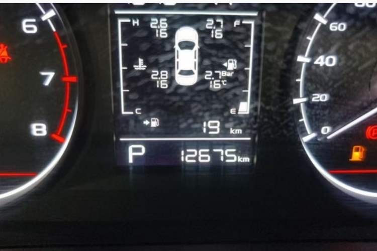 Used Geely Auto Emgrand 2023 4th Generation Champion Edition 1.5L CVT Luxury Model Odometer Close Up