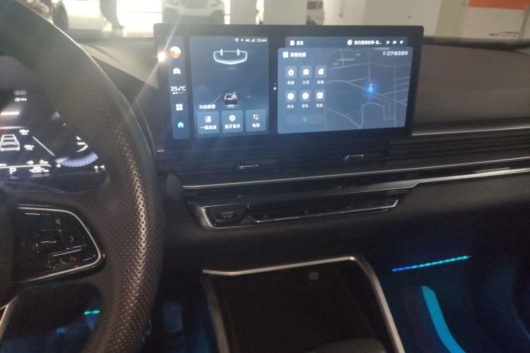 Used Geely Auto Emgrand 2023 4th Generation Champion Edition 1.5L CVT Prestige Model Audio And AC Panel