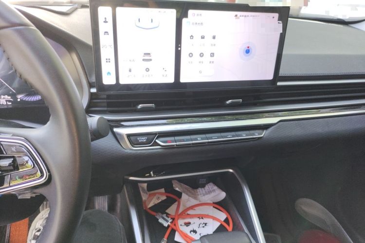 Used Geely Auto Emgrand 2023 4th Generation Champion Edition 1.5L CVT Luxury Model Audio And AC Panel