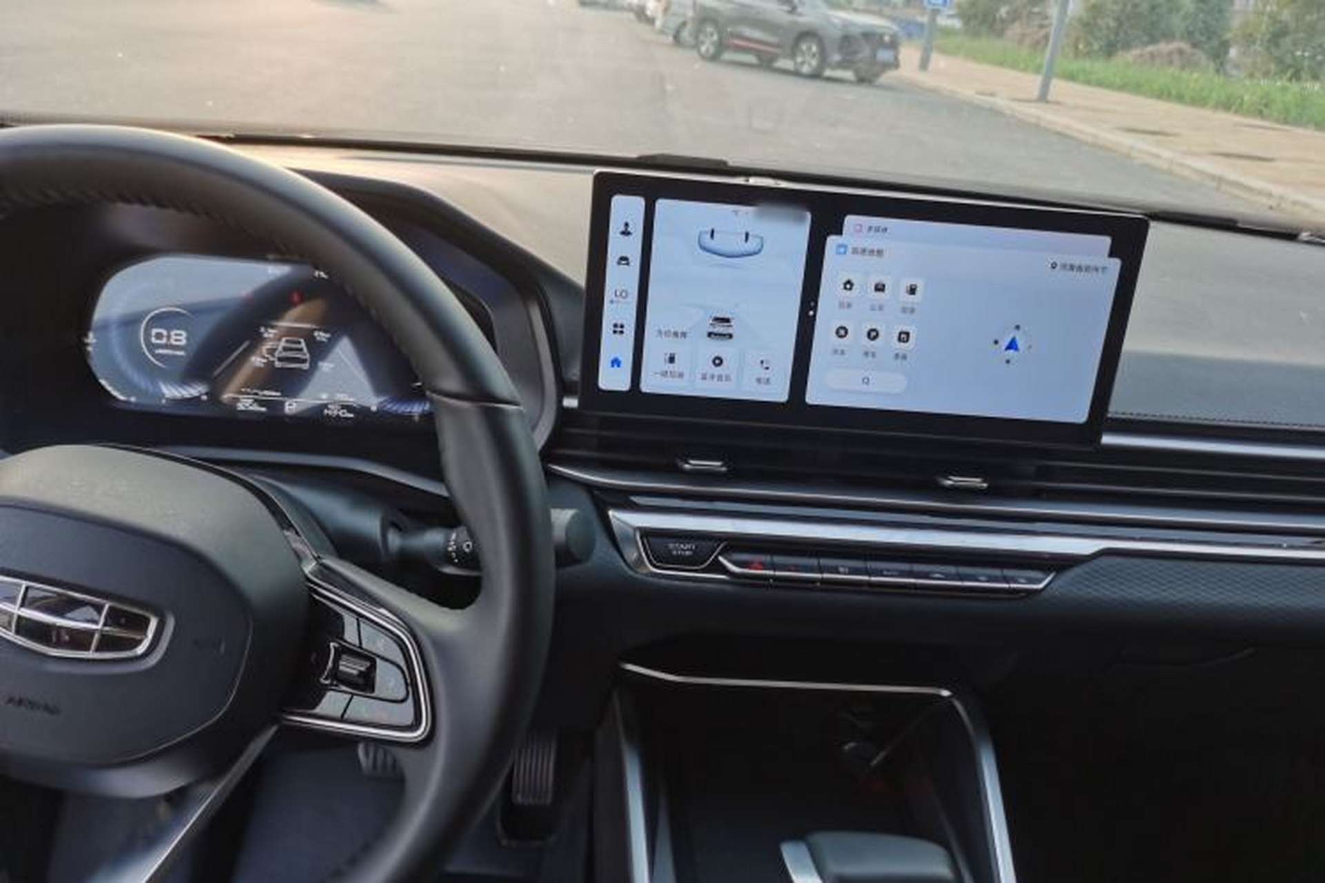 Used Geely Auto Emgrand 2023 4th Generation Champion Edition 1.5L CVT Prestige Model Audio And AC Panel