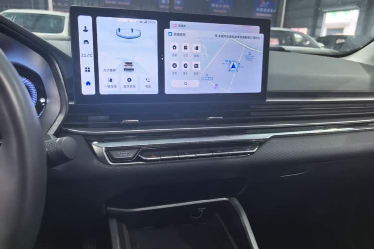 Used Geely Auto Emgrand 2023 4th Generation Champion Edition 1.5L CVT Prestige Model Audio And AC Panel