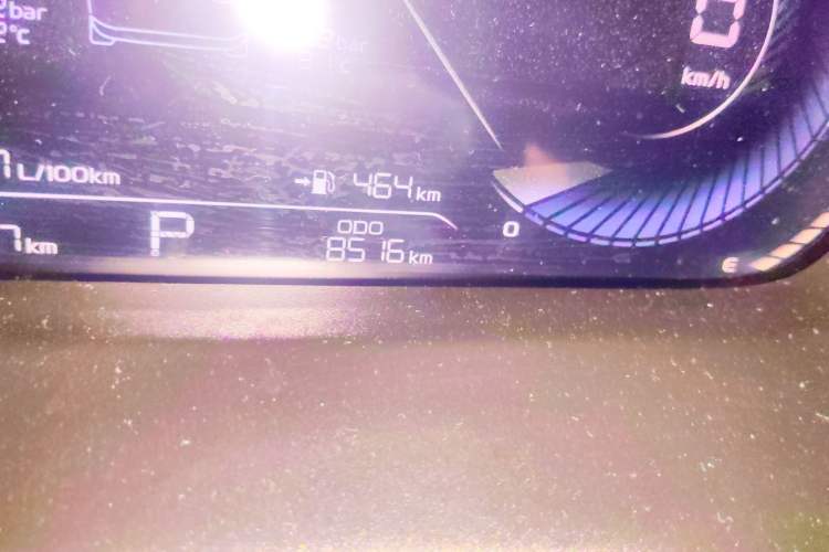 Used Geely Auto Emgrand 2023 4th Generation Champion Edition 1.5L CVT Prestige Model Odometer Close Up