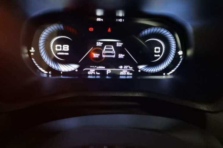Used Geely Auto Emgrand 2023 4th Generation Champion Edition 1.5L CVT Luxury Model Odometer Close Up