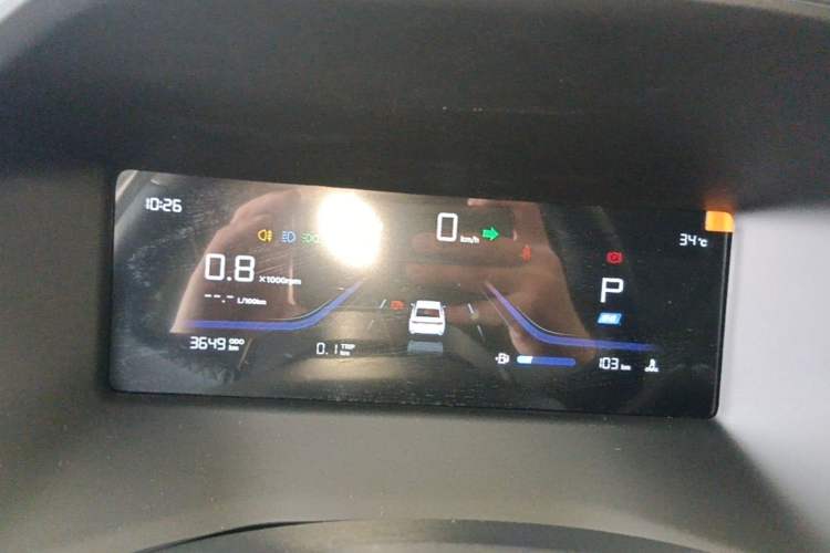 Used Geely Auto Emgrand 2026 Model 4th Generation 4 Millionth Anniversary Edition 1.5L CVT Overdrive Edition Instrument Cluster
