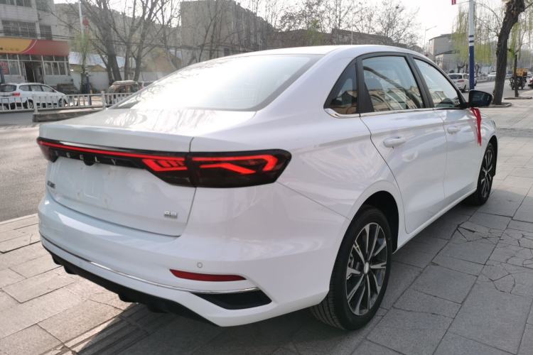 Used Geely Auto Emgrand 2026 Model 4th Generation 4 Millionth Anniversary Edition 1.5L CVT Feiyue Edition Rear Right 45 Deg