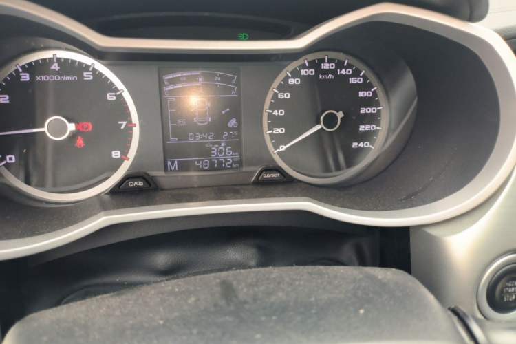 Used Geely Auto Emgrand GL 2017 1.8L Manual Elite Model Odometer Close Up