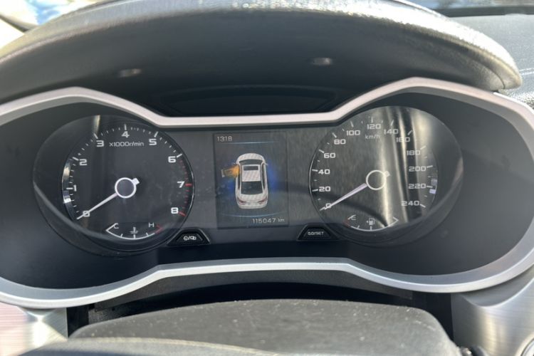 Used Geely Auto Emgrand GL 2017 1.3T DCT Elite Model Odometer Close Up