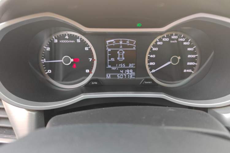 Used Geely Auto Emgrand GL 2017 1.8L Manual Elite Model Odometer Close Up