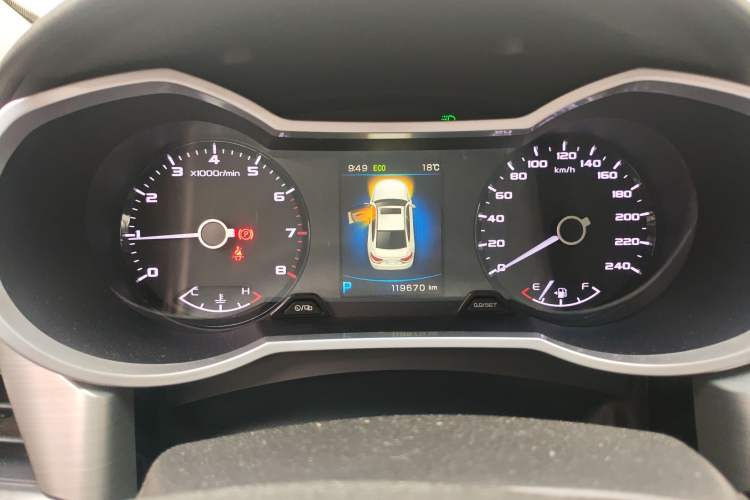 Used Geely Auto Emgrand GL 2017 1.3T DCT Elite Model Instrument Cluster