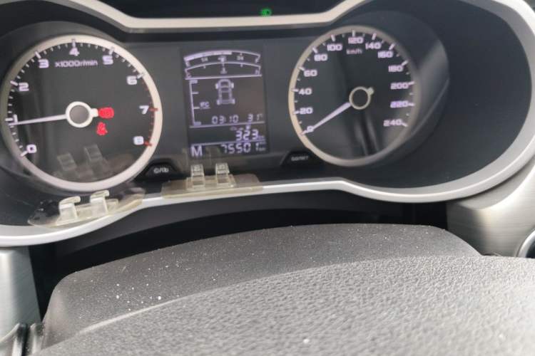 Used Geely Auto Emgrand GL 2017 1.3T Manual Elite Model Odometer Close Up
