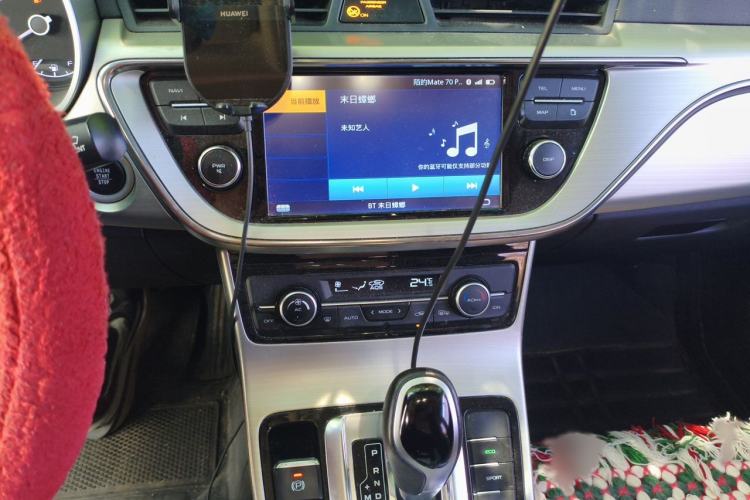 Used Geely Auto Emgrand GL 2017 1.8L DCT Elite Model Audio And AC Panel