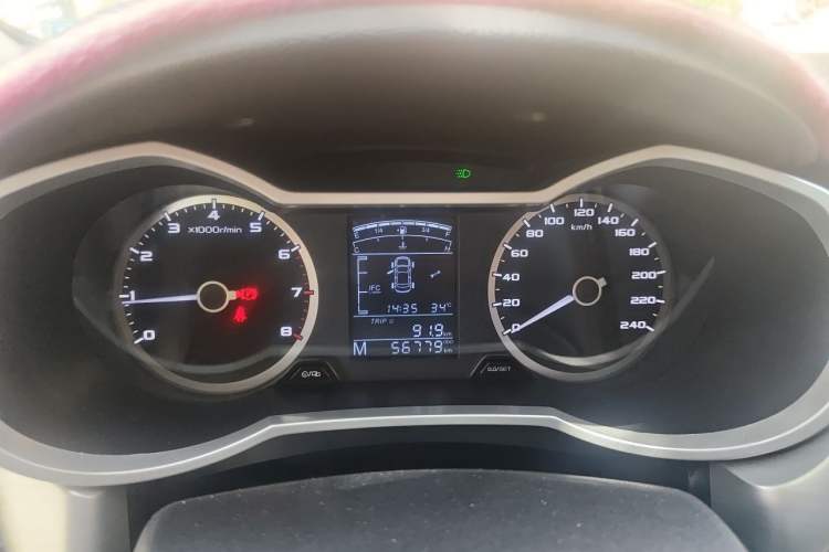 Used Geely Auto Emgrand GL 2017 1.3T Manual Elite Model Instrument Cluster