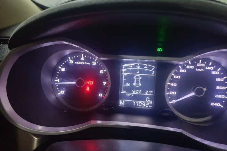 Used Geely Auto Emgrand GL 2017 1.8L Manual Elite Model Odometer Close Up