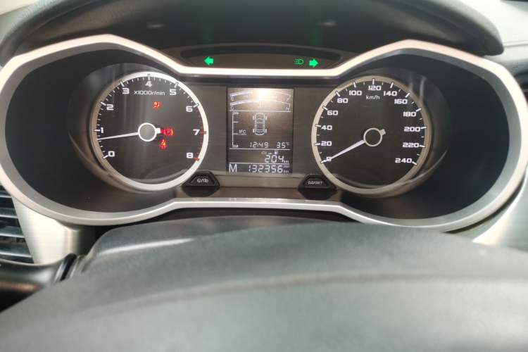 Used Geely Auto Emgrand GL 2017 1.8L Manual Elite Model Odometer Close Up