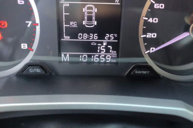 Used Geely Auto Emgrand GL 2017 1.8L Manual Elite Model Odometer Close Up
