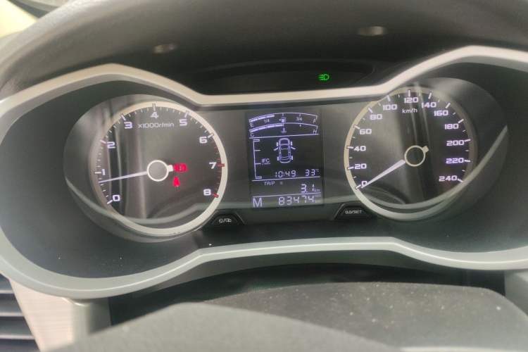 Used Geely Auto Emgrand GL 2017 1.8L Manual Elite Model Odometer Close Up