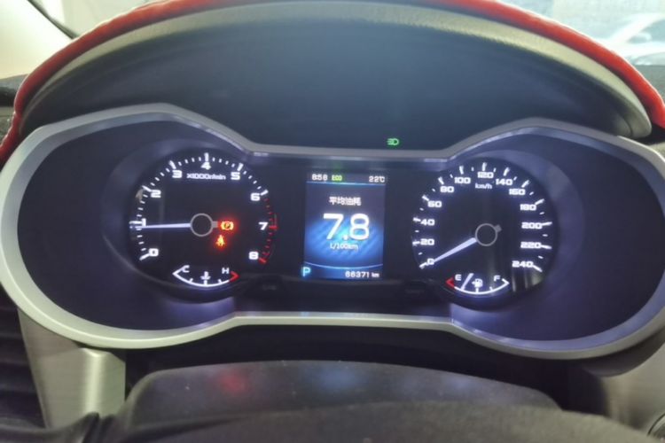 Used Geely Auto Emgrand GL 2017 1.3T DCT Luxury Model Odometer Close Up