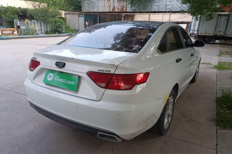 Used Geely Auto Emgrand GL 2017 1.3T Manual Elite Model Rear Right 45 Deg