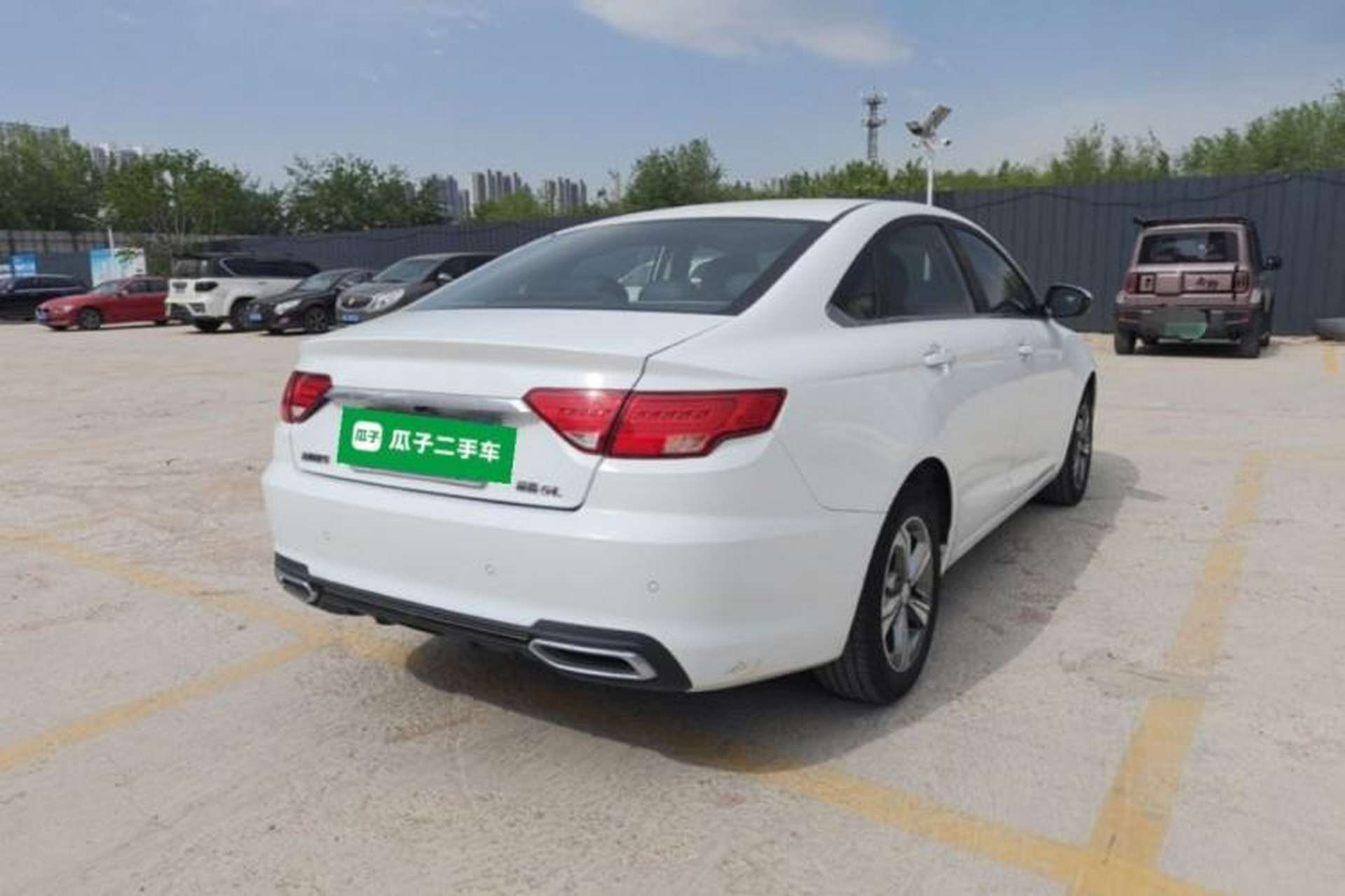 Used Geely Auto Emgrand GL 2017 1.8L DCT Elite Model Rear Right 45 Deg