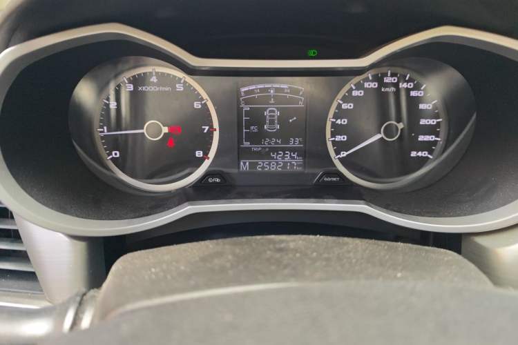 Used Geely Auto Emgrand GL 2017 1.8L Manual Elite Model Odometer Close Up