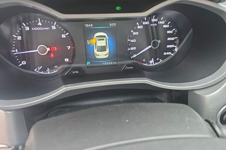 Used Geely Auto Emgrand GL 2017 1.3T DCT Elite Model Odometer Close Up