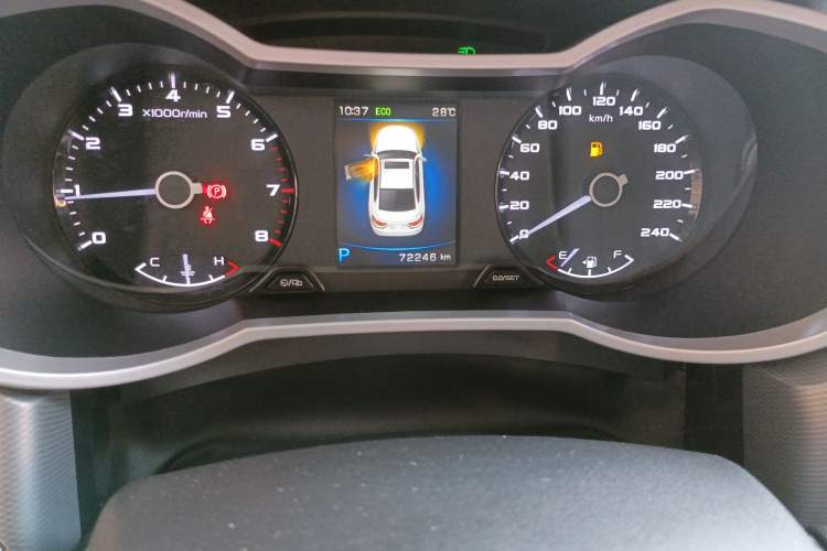 Used Geely Auto Emgrand GL 2018 1.8L DCT Elite Smart Connectivity Version Odometer Close Up