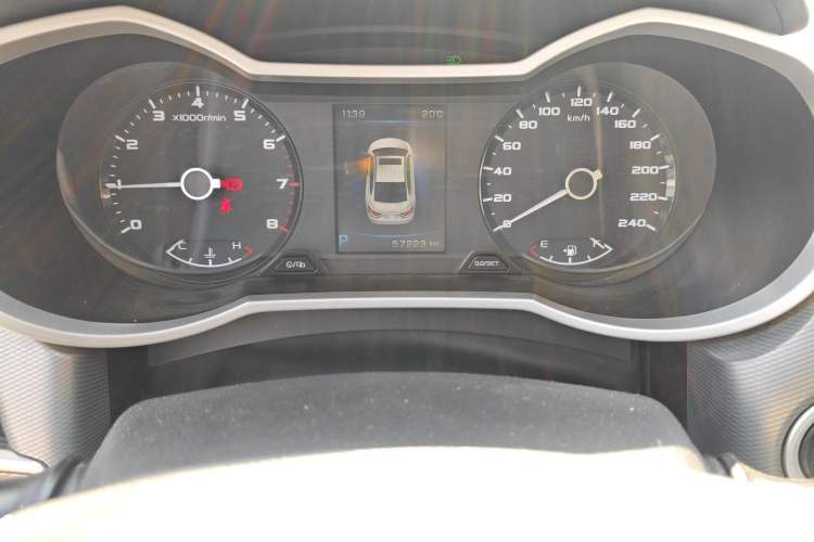Used Geely Auto Emgrand GL 2018 1.8L DCT Elite Smart Connectivity Version Odometer Close Up