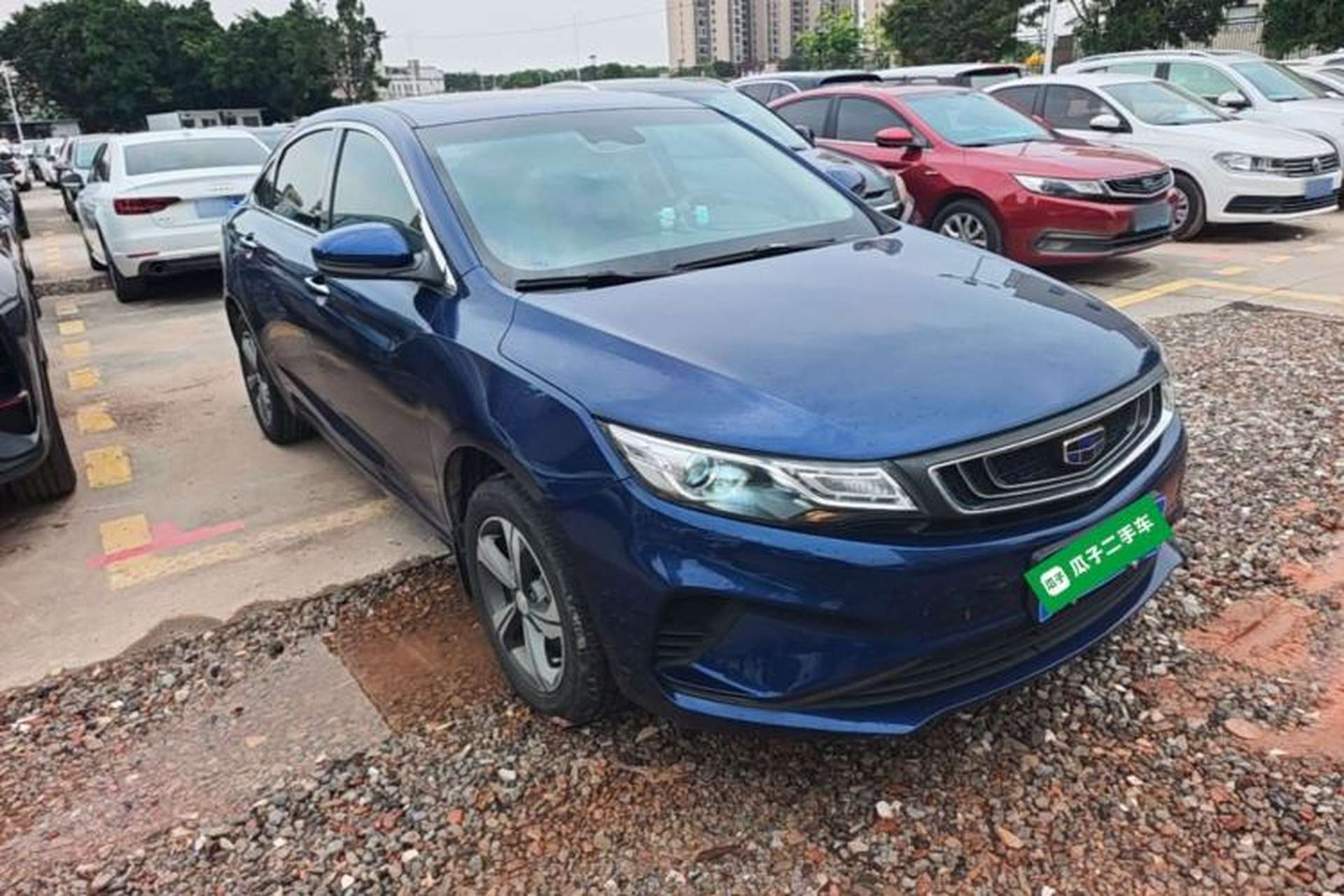 Used Geely Auto Emgrand GL 2018 1.8L DCT Elite Smart Connectivity Version Front Right 45 Deg