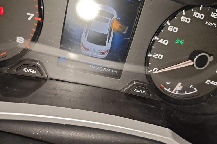 Used Geely Auto Emgrand GL 2018 1.4T DCT Prestige Smart Connectivity Version Odometer Close Up