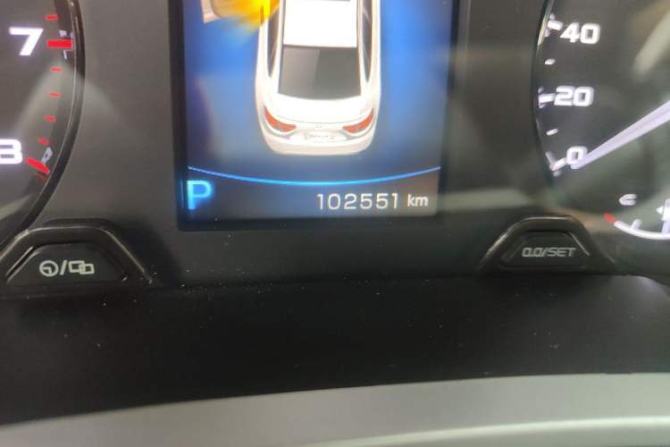 Used Geely Auto Emgrand GL 2018 1.4T DCT Elite Smart Connectivity Version Odometer Close Up