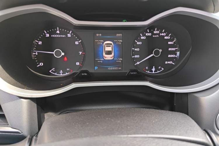 Used Geely Auto Emgrand GL 2018 1.4T DCT Elite Smart Connectivity Version Odometer Close Up