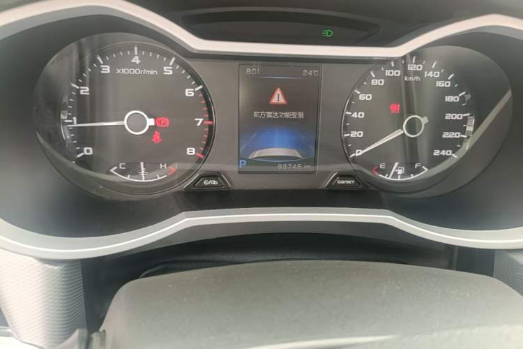 Used Geely Auto Emgrand GL 2018 1.4T DCT Prestige Smart Connectivity Version Odometer Close Up