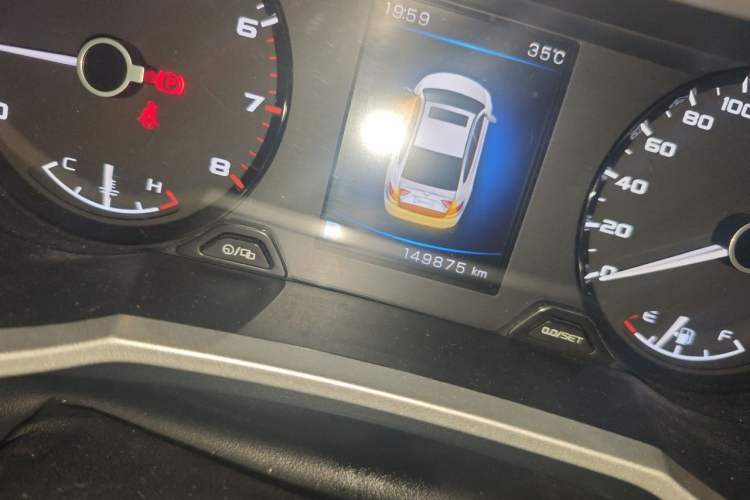 Used Geely Auto Emgrand GL 2018 1.4T DCT Prestige Smart Connectivity Version Odometer Close Up
