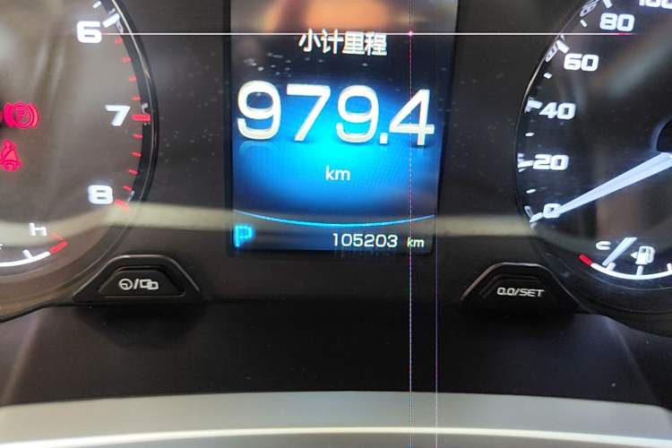 Used Geely Auto Emgrand GL 2018 1.4T DCT Prestige Smart Connectivity Version Odometer Close Up