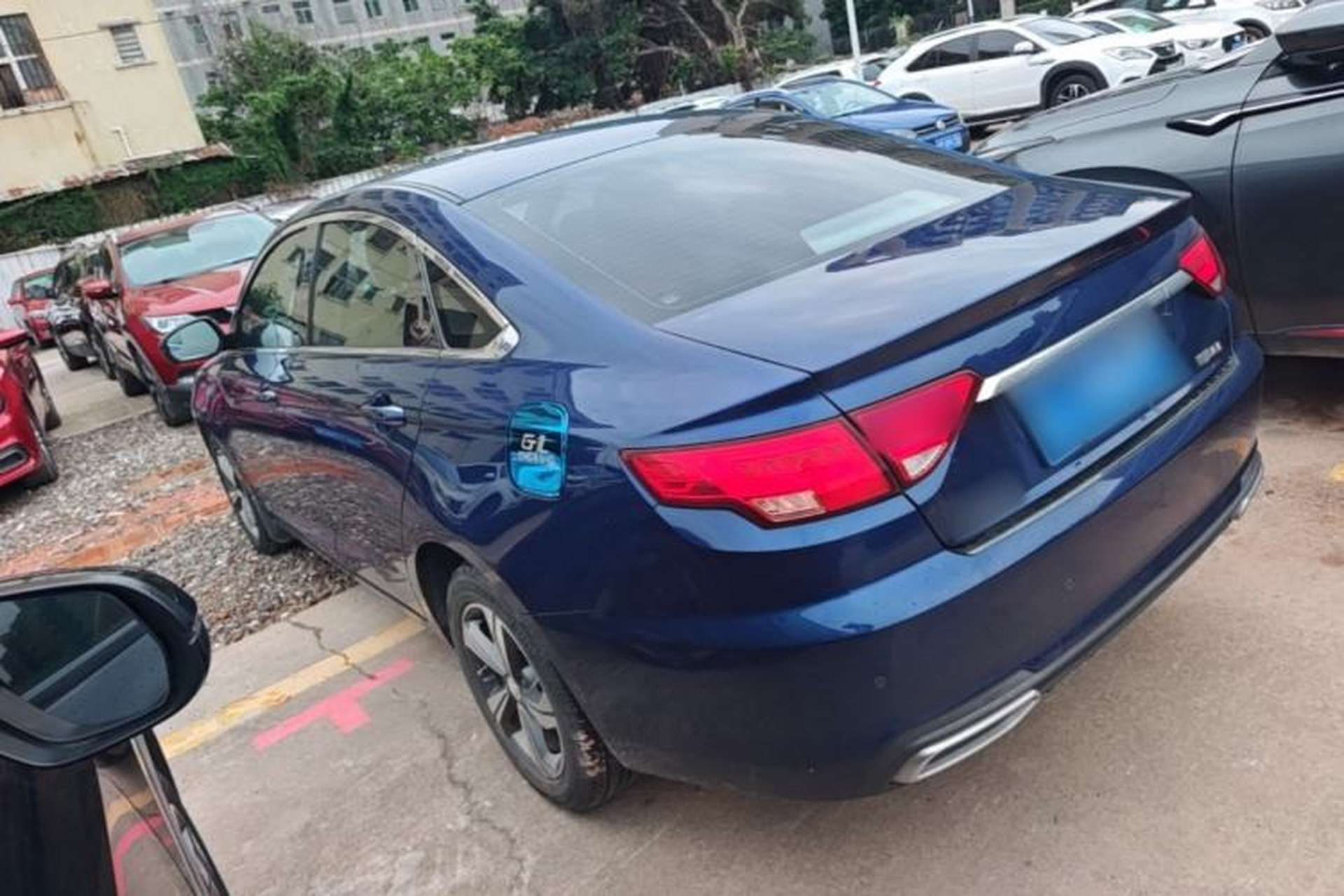 Used Geely Auto Emgrand GL 2018 1.8L DCT Elite Smart Connectivity Version Rear Left 45 Deg