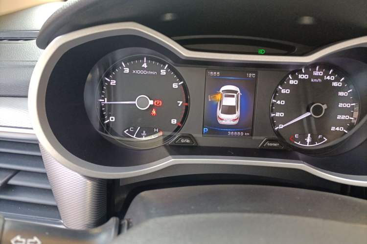 Used Geely Auto Emgrand GL 2018 1.4T DCT Prestige Smart Connectivity Version Odometer Close Up