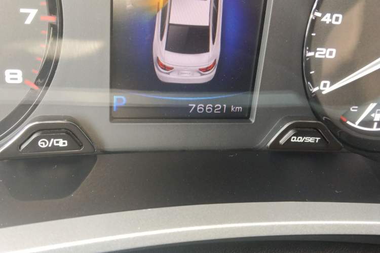 Used Geely Auto Emgrand GL 2018 1.4T DCT Prestige Smart Connectivity Version Odometer Close Up