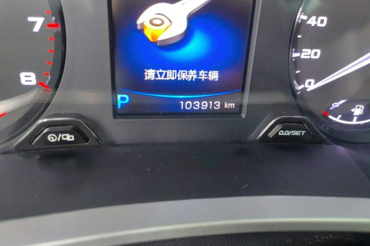 Used Geely Auto Emgrand GL 2018 1.4T DCT Elite Smart Connectivity Version Odometer Close Up