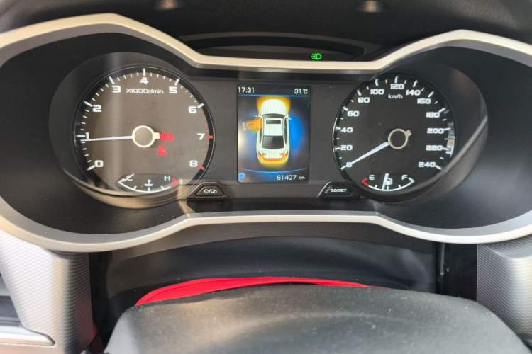 Used Geely Auto Emgrand GL 2018 1.8L DCT Elite Smart Connectivity Version Odometer Close Up
