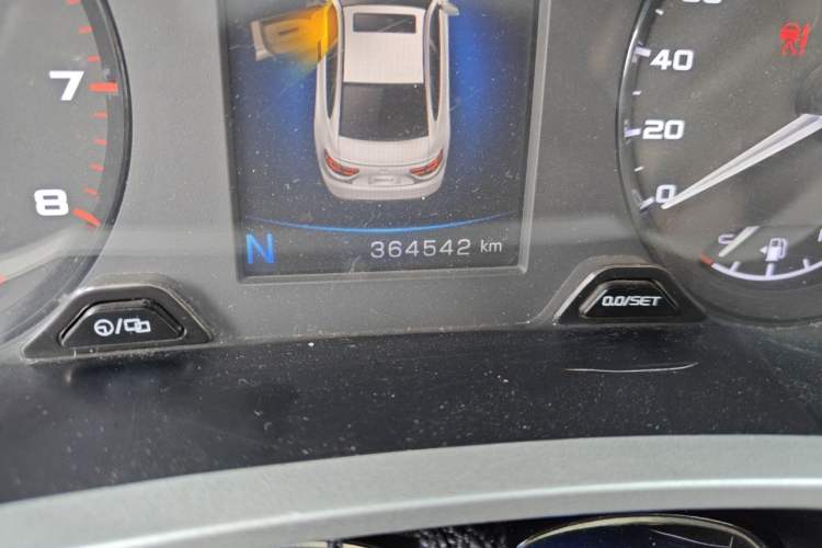 Used Geely Auto Emgrand GL 2018 1.4T DCT Prestige Smart Connectivity Version Odometer Close Up