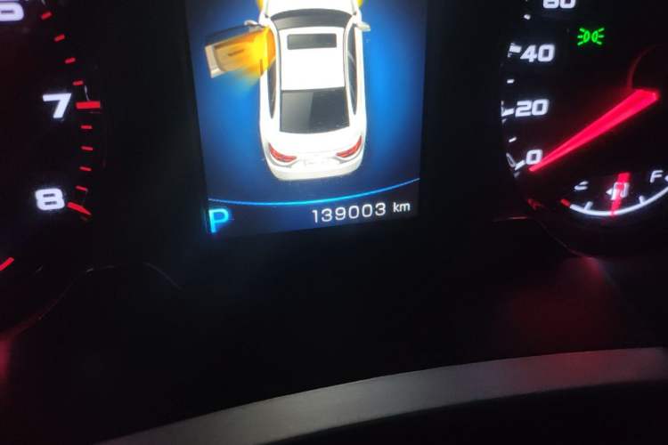 Used Geely Auto Emgrand GL 2018 1.4T DCT Elite Smart Connectivity Version Odometer Close Up