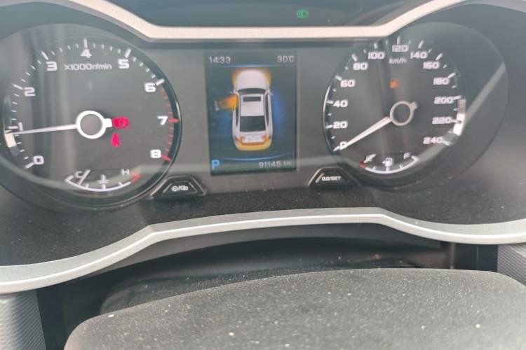 Used Geely Auto Emgrand GL 2018 1.4T DCT Elite Smart Connectivity Version Odometer Close Up