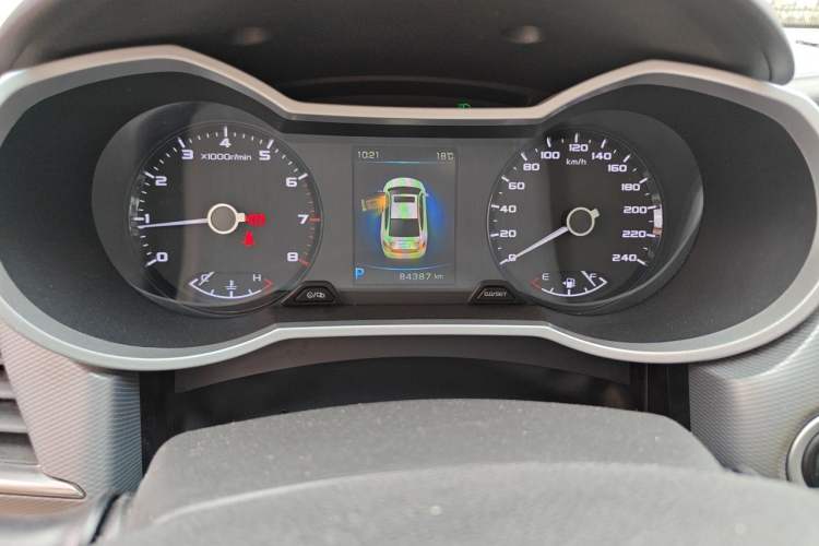 Used Geely Auto Emgrand GL 2018 1.4T DCT Elite Smart Connectivity Version Odometer Close Up