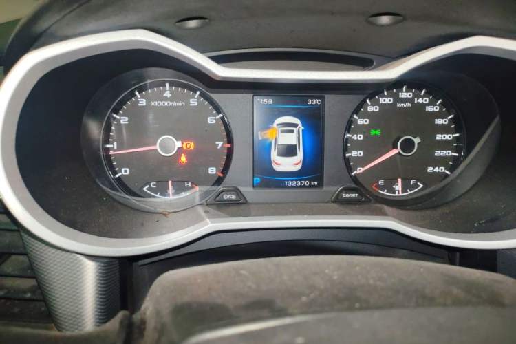 Used Geely Auto Emgrand GL 2018 1.8L DCT Elite Smart Connectivity Version Odometer Close Up