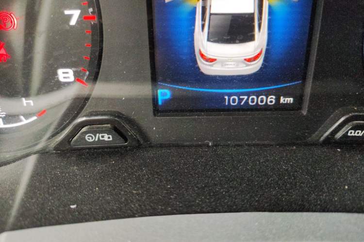 Used Geely Auto Emgrand GL 2018 1.4T DCT Elite Smart Connectivity Version Odometer Close Up