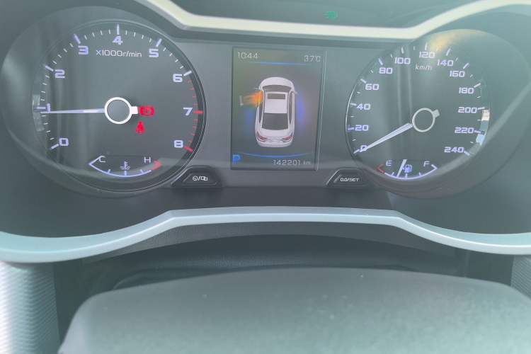Used Geely Auto Emgrand GL 2018 1.4T DCT Elite Smart Connectivity Version Odometer Close Up