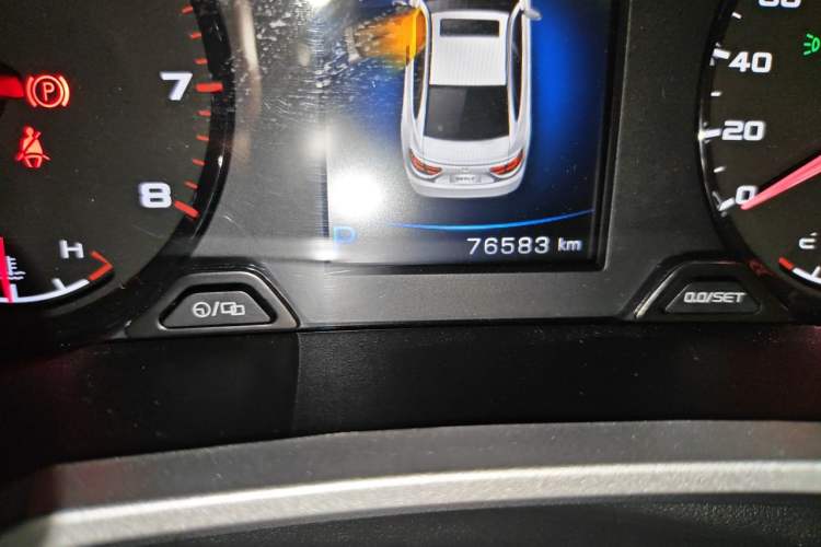 Used Geely Auto Emgrand GL 2018 1.4T DCT Elite Smart Connectivity Version Odometer Close Up