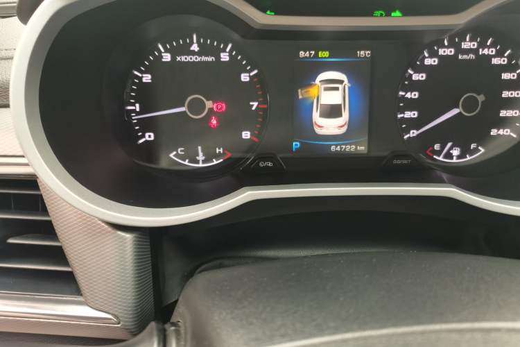 Used Geely Auto Emgrand GL 2018 1.4T DCT Elite Smart Connectivity Version Odometer Close Up