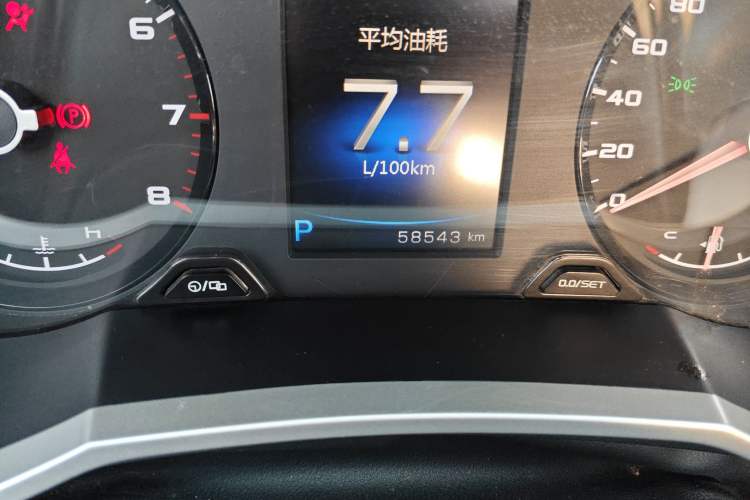 Used Geely Auto Emgrand GL 2018 1.4T DCT Prestige Smart Connectivity Version Odometer Close Up