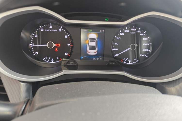 Used Geely Auto Emgrand GL 2018 1.4T DCT Elite Smart Connectivity Version Odometer Close Up